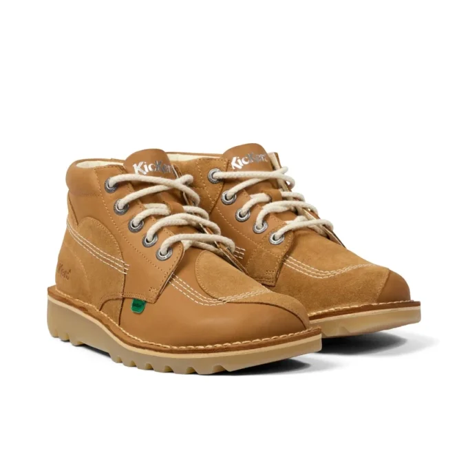 Yetişkin Unisex Kick Hi Stitch Botlar Tan