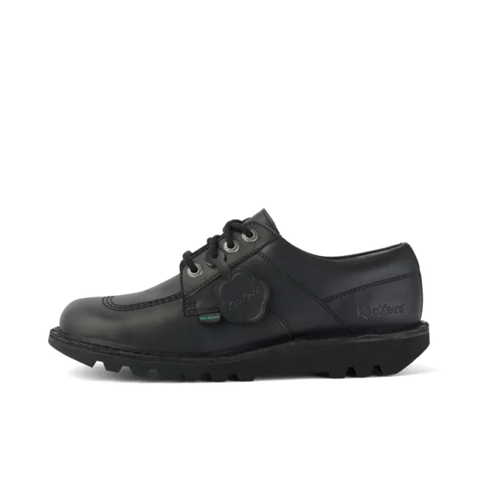 Yetişkin Unisex Kick Lo Deri Alternatif Siyah