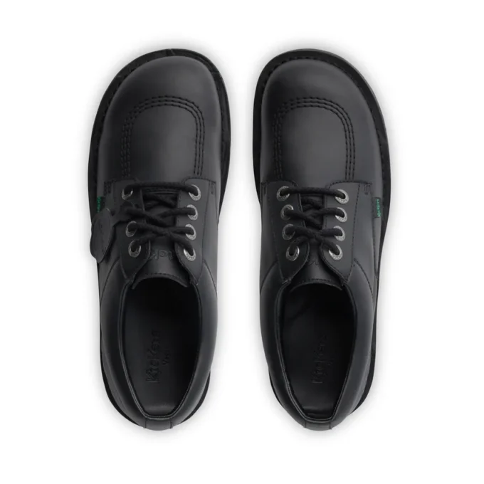 Yetişkin Unisex Kick Lo Deri Alternatif Siyah