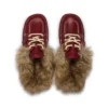 Yetişkin Unisex Kick Mule Fur Mains Kırmızı