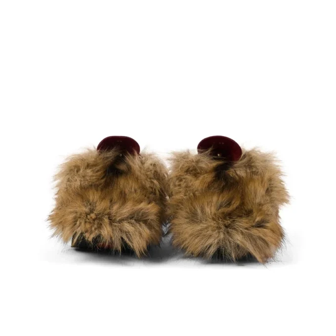 Yetişkin Unisex Kick Mule Fur Mains Siyah