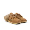Yetişkin Unisex Kick Mule Fur Mains Tan