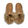 Yetişkin Unisex Kick Mule Fur Mains Tan