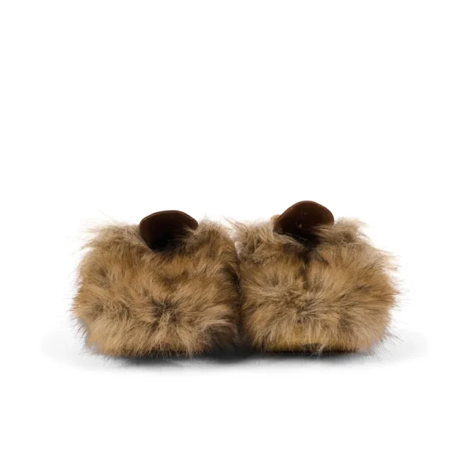 Yetişkin Unisex Kick Mule Fur Mains Tan