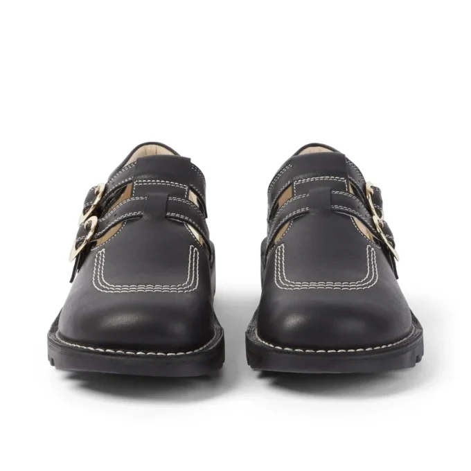 Yetişkin Unisex Kick T-Bar Goldie Ayakkabılar Siyah