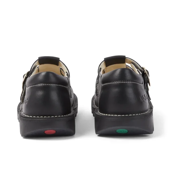 Yetişkin Unisex Kick T-Bar Goldie Ayakkabılar Siyah