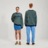 Yetişkin Unisex Kickers Göğüs Logolu Örgü Kazak – Çok Renkli