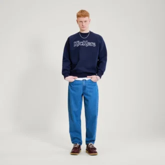Yetişkin Unisex Kickers Klasik Crew Sweatshirt Lacivert