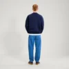 Yetişkin Unisex Kickers Klasik Crew Sweatshirt Lacivert