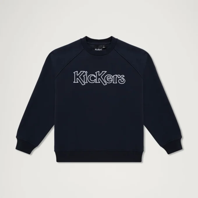 Yetişkin Unisex Kickers Klasik Crew Sweatshirt Lacivert