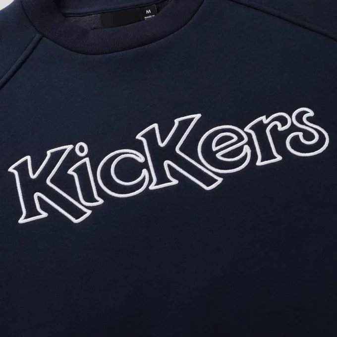 Yetişkin Unisex Kickers Klasik Crew Sweatshirt Lacivert