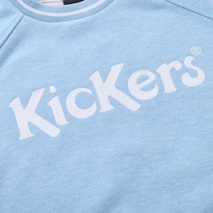 Yetişkin Unisex Kickers Klasik Crew Sweatshirt Mavi