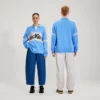 Yetişkin Unisex Kickers Klasik Fermuarlı Örgü Mavi