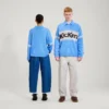 Yetişkin Unisex Kickers Klasik Fermuarlı Örgü Mavi