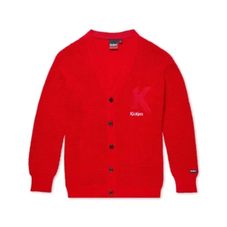 Yetişkin Unisex Kickers Klasik Hırka Kırmızı