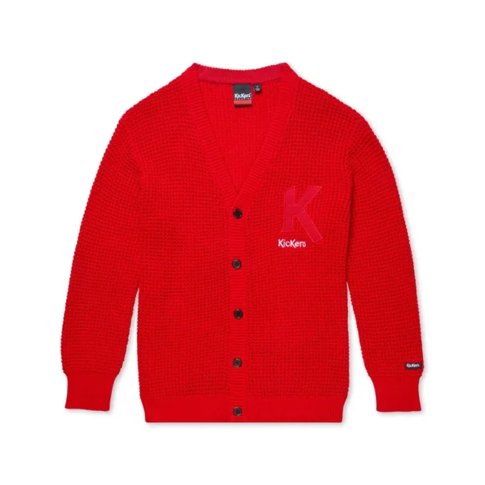 Yetişkin Unisex Kickers Klasik Hırka Kırmızı