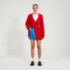Yetişkin Unisex Kickers Klasik Hırka Kırmızı