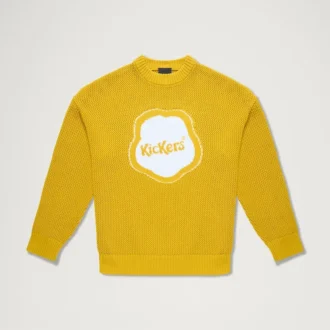 Yetişkin Unisex Kickers Klasik Jakarlı Örgü Sarı