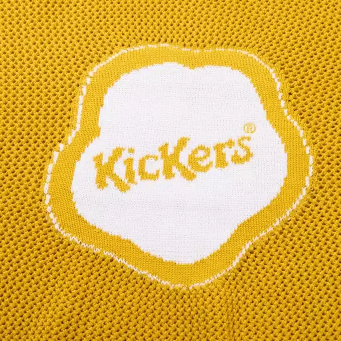 Yetişkin Unisex Kickers Klasik Jakarlı Örgü Sarı