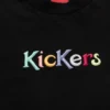 Yetişkin Unisex Kickers Klasik Kısa Kollu Tişört Siyah