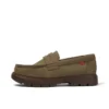 Yetişkin Unisex Lennon Loafer Deri Koyu Yeşil