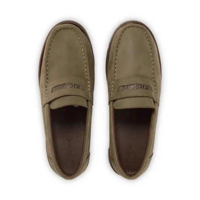 Yetişkin Unisex Lennon Loafer Deri Koyu Yeşil
