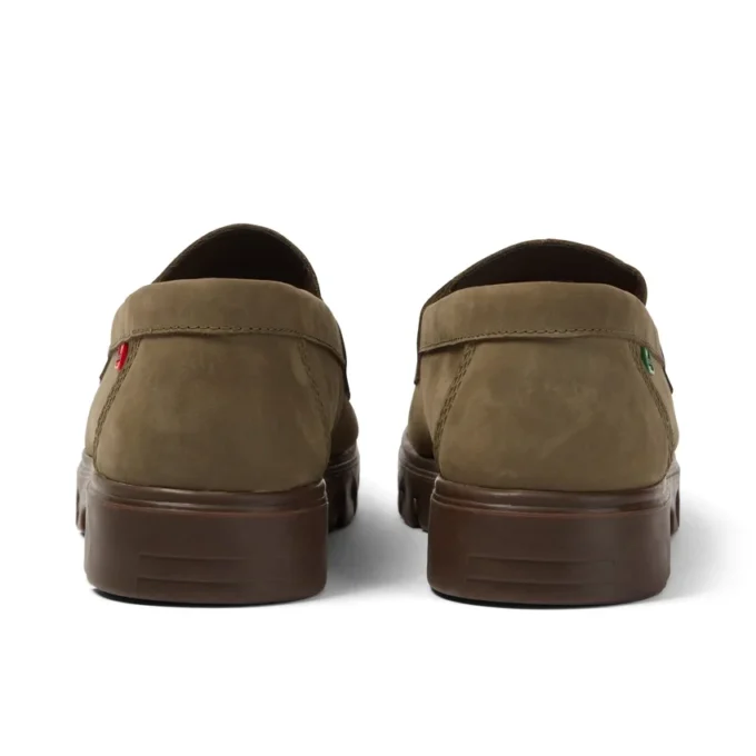 Yetişkin Unisex Lennon Loafer Deri Koyu Yeşil