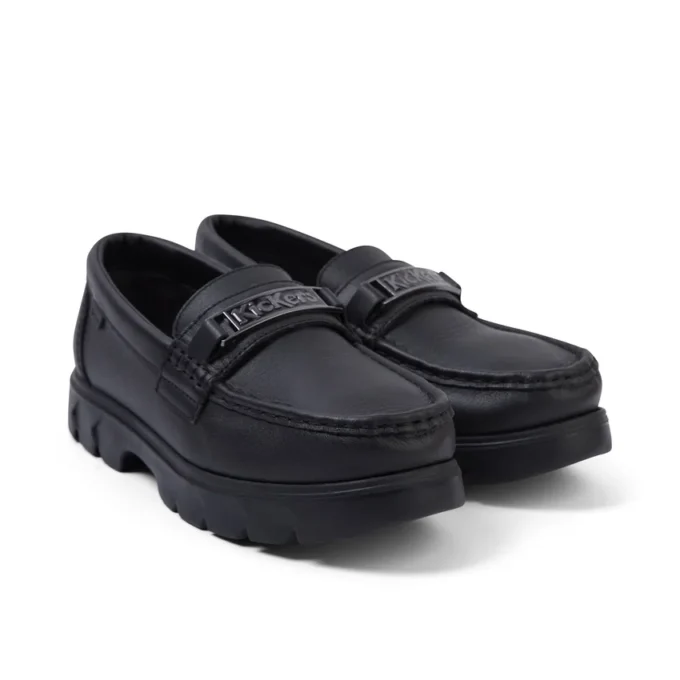 Yetişkin Unisex Lennon Loafer Deri Siyah