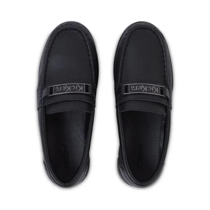 Yetişkin Unisex Lennon Loafer Deri Siyah