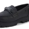 Yetişkin Unisex Lennon Loafer Deri Siyah